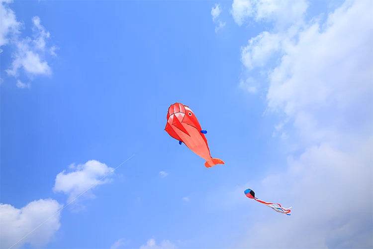 Giant Dolphin Kite - High-Quality Ripstop Nylon with Free Shipping! - ToylandEU