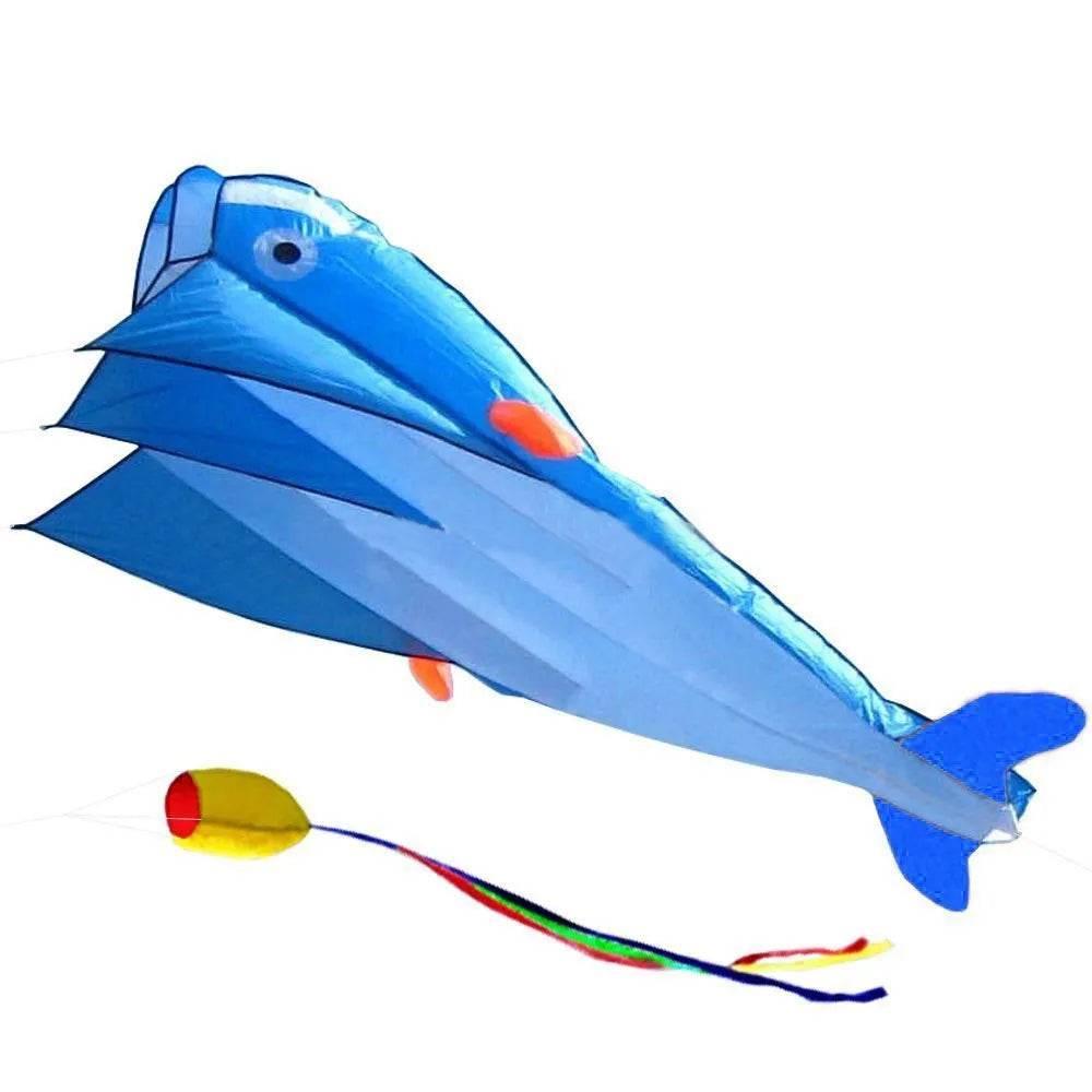 Giant Dolphin Kite - High-Quality Ripstop Nylon with Free Shipping! - ToylandEU