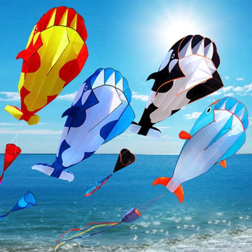 Giant Dolphin Kite - High-Quality Ripstop Nylon with Free Shipping! - ToylandEU