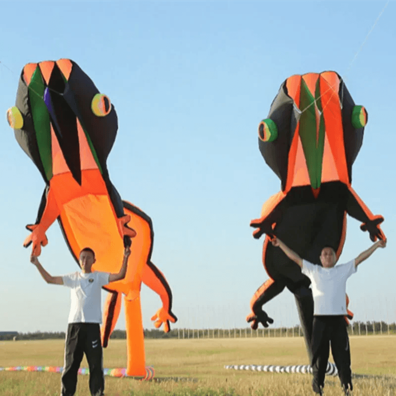 Giant Gecko Kite Single Line Soft Inflatable 39ft For Flyers - ToylandEU