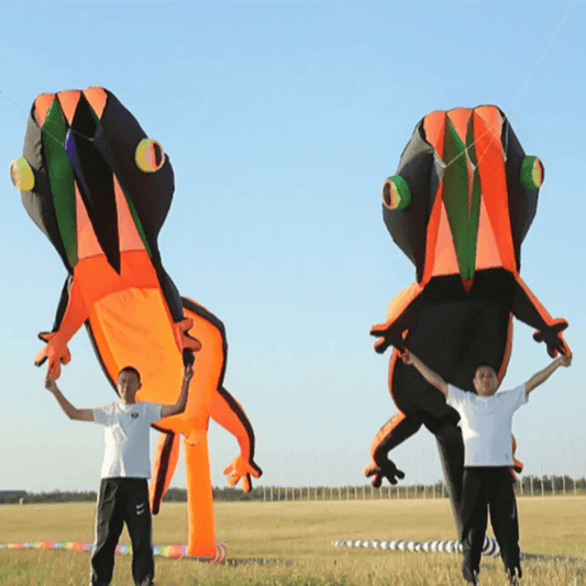 Giant Gecko Kite Single Line Soft Inflatable 39ft For Flyers - ToylandEU