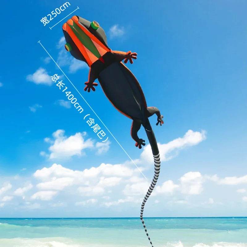 Giant Gecko Kite Single Line Soft Inflatable 39ft For Flyers - ToylandEU