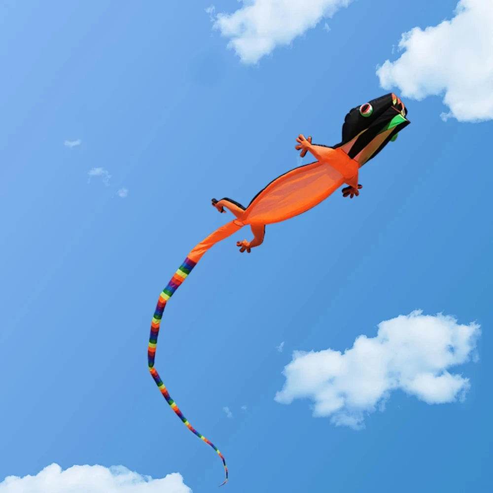Giant Gecko Kite Single Line Soft Inflatable 39ft For Flyers - ToylandEU