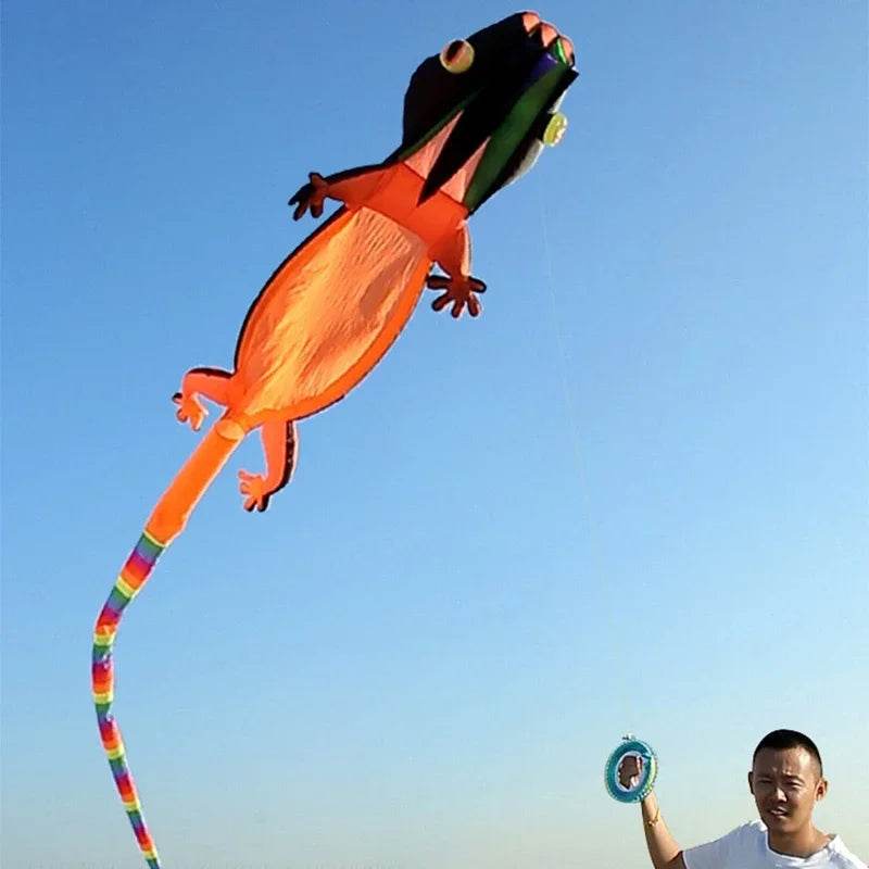 Giant Gecko Kite Single Line Soft Inflatable 39ft For Flyers - ToylandEU