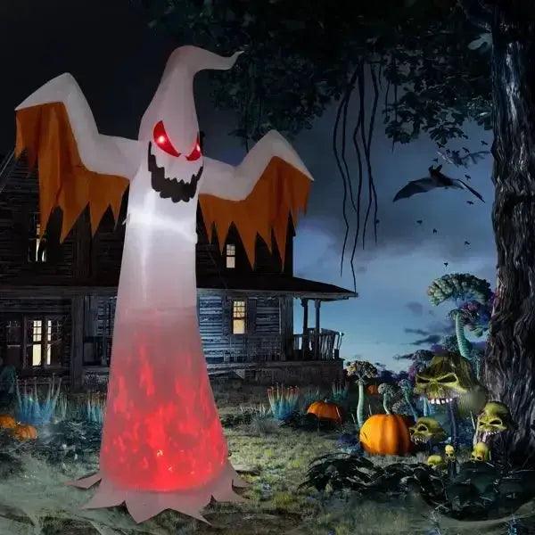  Giant Ghost Inflatable Halloween Decoration LED Eyes -  ToylandEU™