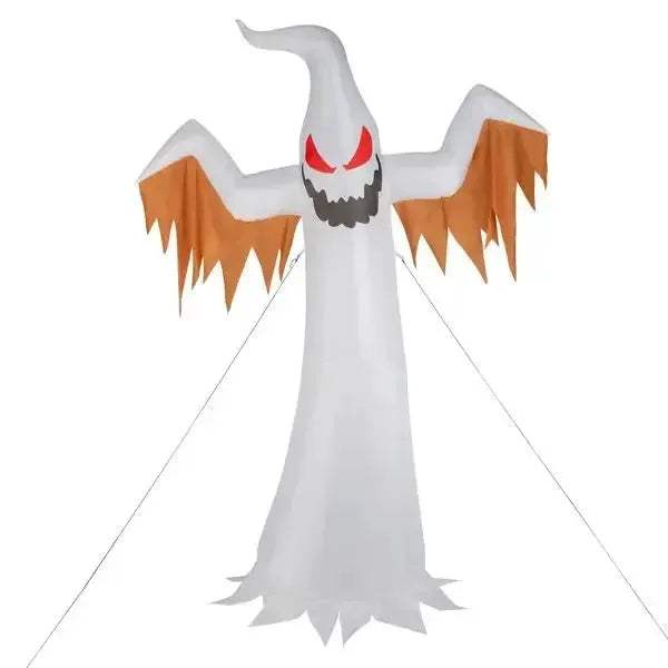 Giant Ghost Inflatable Halloween Decoration With Flashing LED Eyes - ToylandEU