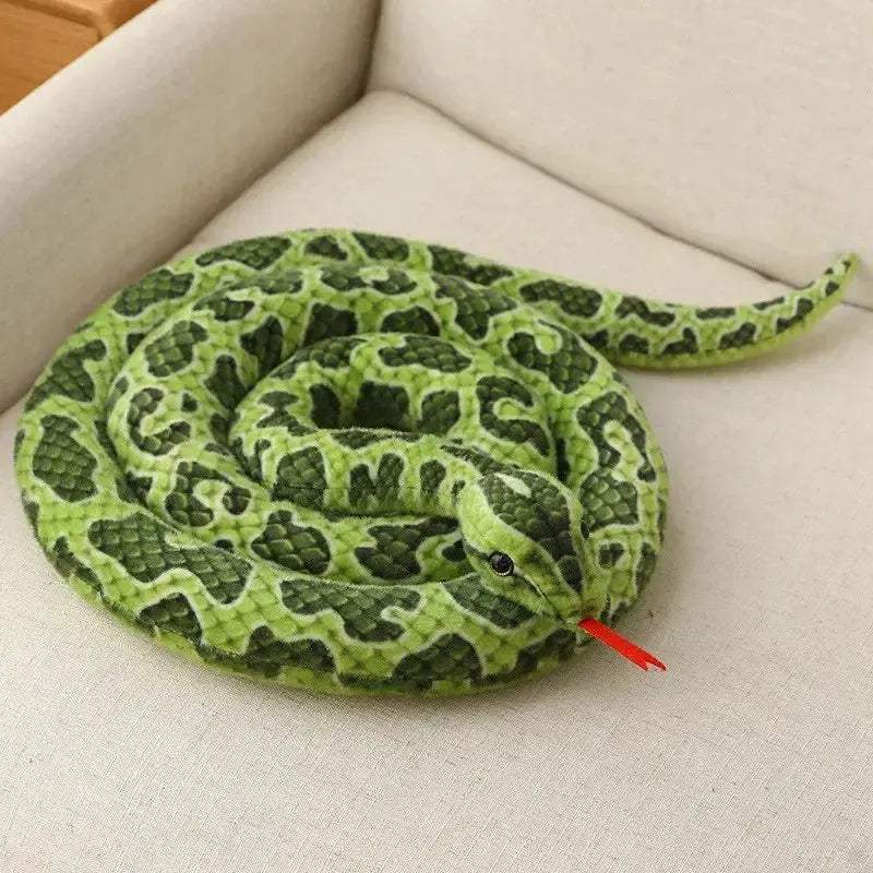 Giant Golden Python Plush Toy For Kids Deluxe Ultra Soft - ToylandEU
