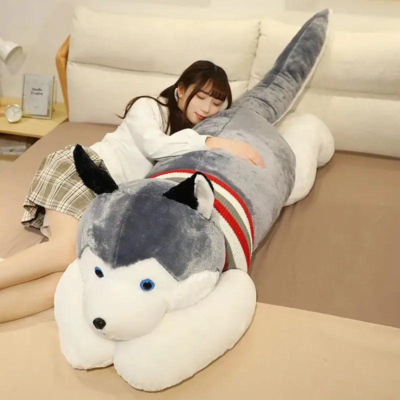  Giant Husky Pillow 120cm Deluxe Cushion Home Decor -  ToylandEU™