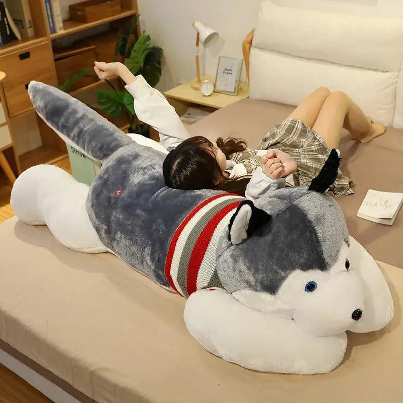  Giant Husky Pillow 120cm Deluxe Cushion Home Decor -  ToylandEU™