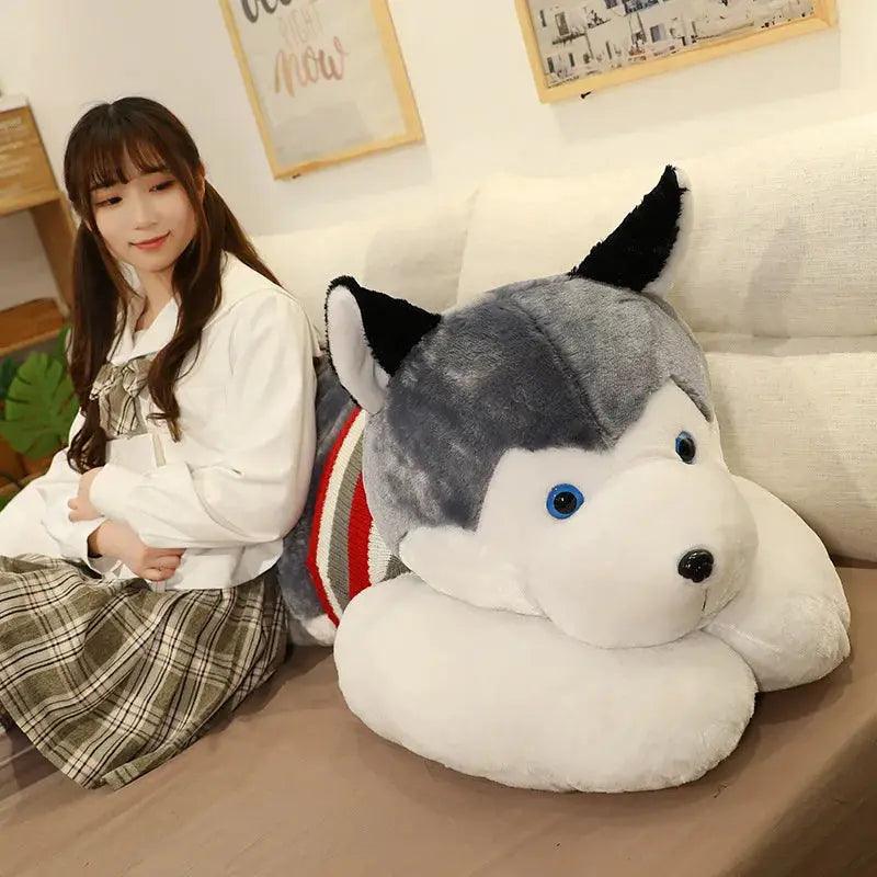  Giant Husky Pillow 120cm Deluxe Cushion Home Decor -  ToylandEU™