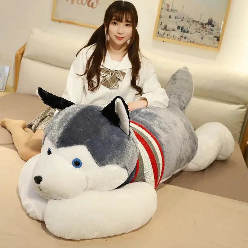 Giant Husky Pillow 120cm Deluxe Cushion Home Decor -  ToylandEU™