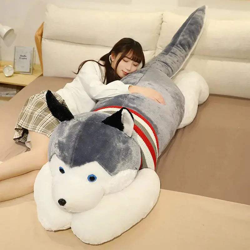  Giant Husky Pillow 120cm Deluxe Cushion Home Decor -  ToylandEU™