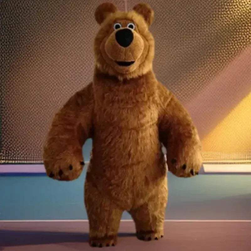 Giant Inflatable Bear Mascot Costume for Adults Walking - ToylandEU