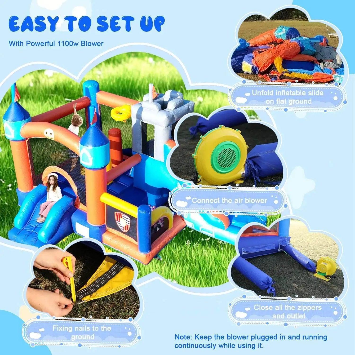  Giant Inflatable Bounce House Big Size Trampoline With Slide -  ToylandEU™