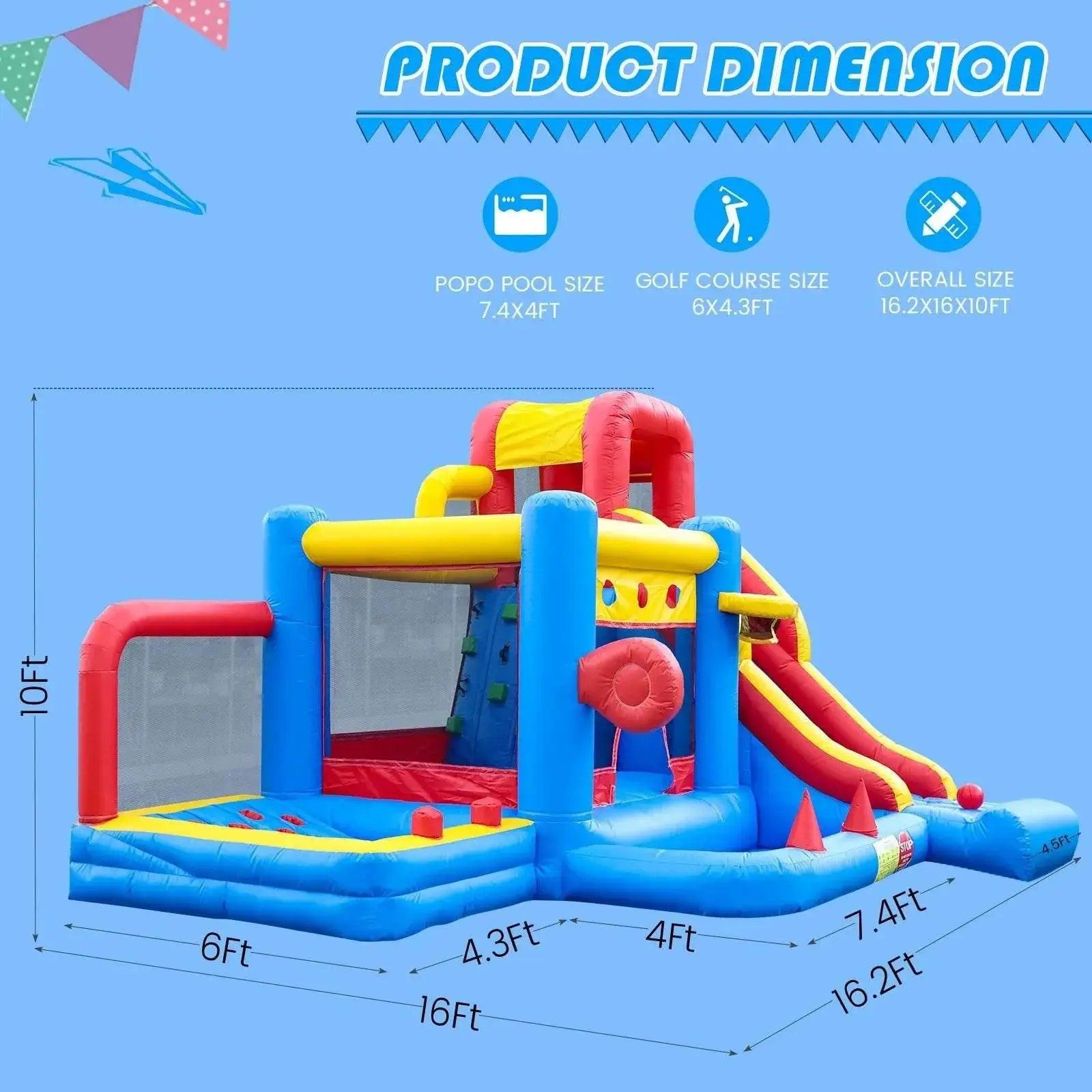  Giant Inflatable Bounce House Big Size Trampoline With Slide -  ToylandEU™