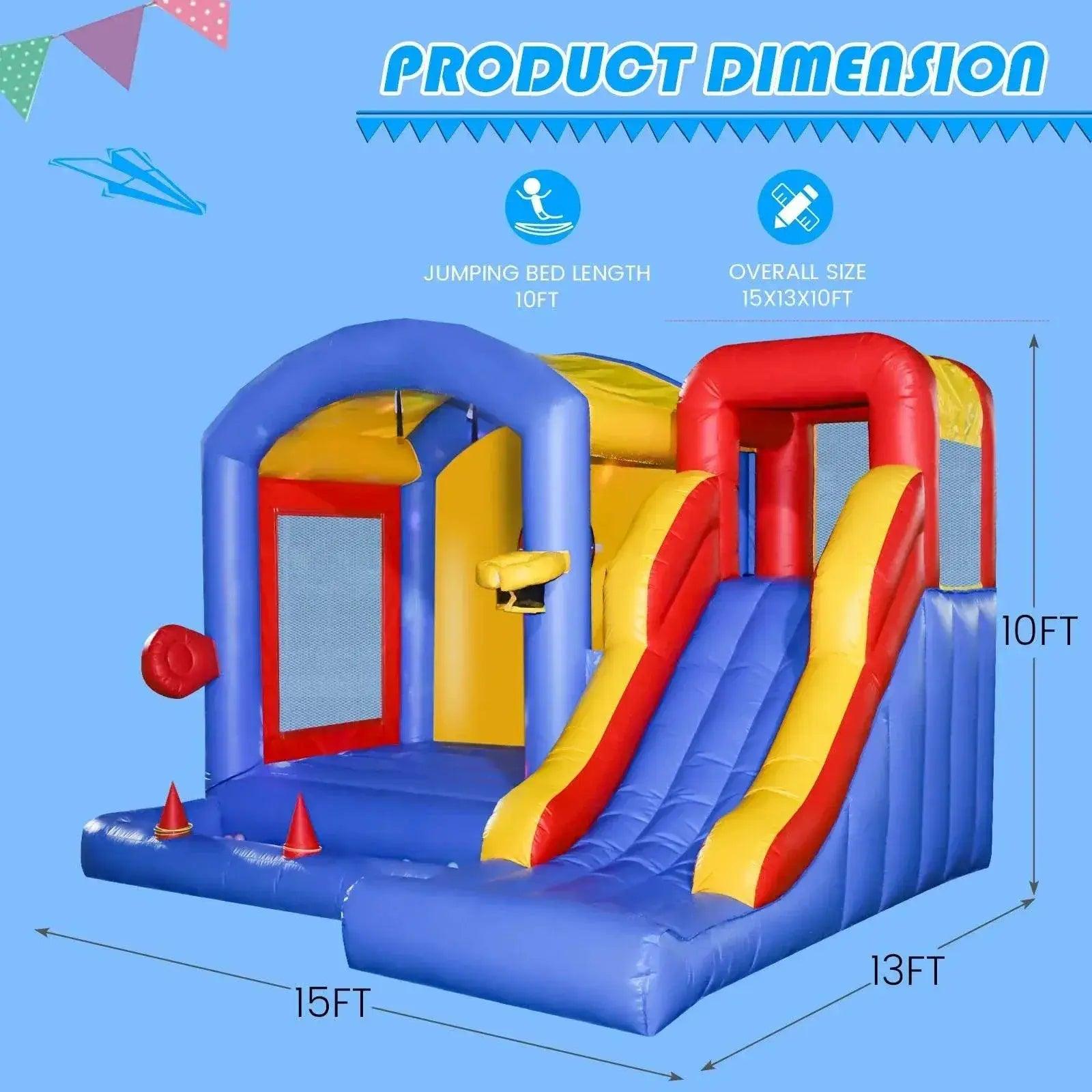  Giant Inflatable Bounce House Big Size Trampoline With Slide -  ToylandEU™