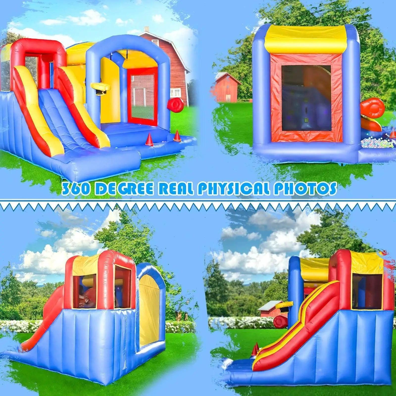  Giant Inflatable Bounce House Big Size Trampoline With Slide -  ToylandEU™