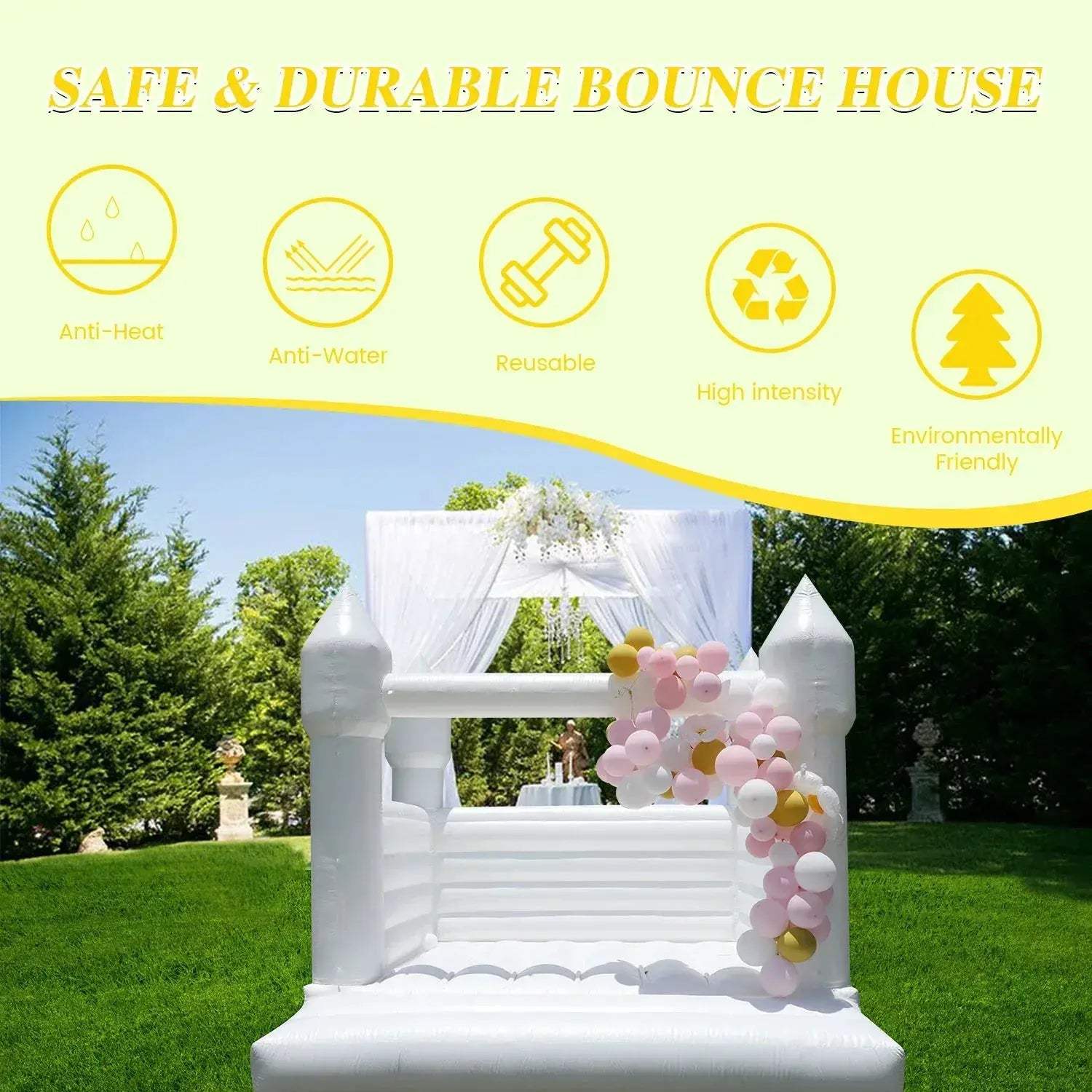 Giant Inflatable Bounce House For Kids Parties And Weddings - ToylandEU