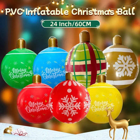  Giant Inflatable Christmas Ball Outdoor Decoration -  ToylandEU™