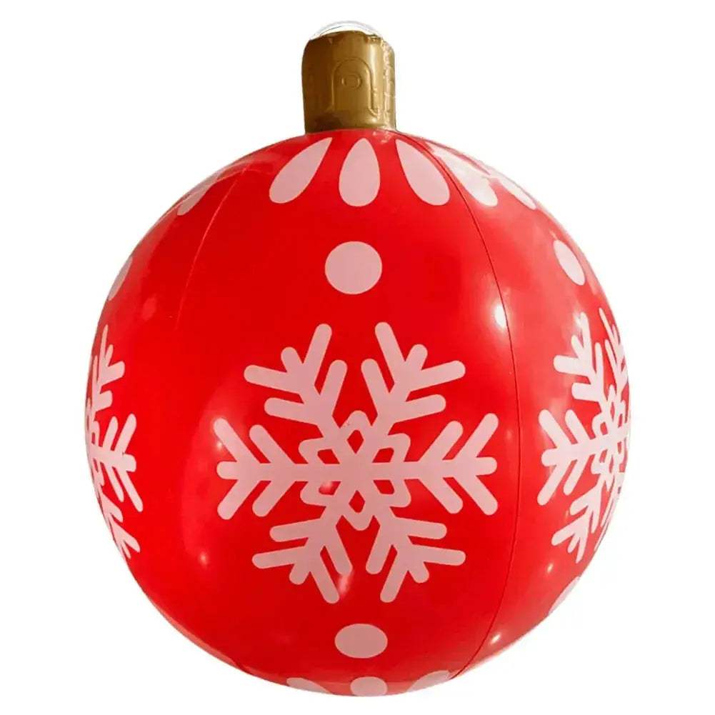 Giant Inflatable Christmas Ball Outdoor Decoration Easy Setup - ToylandEU