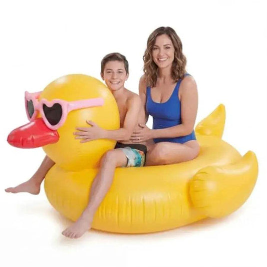  Giant Inflatable Duck Pool Float Ride On Wings -  ToylandEU™