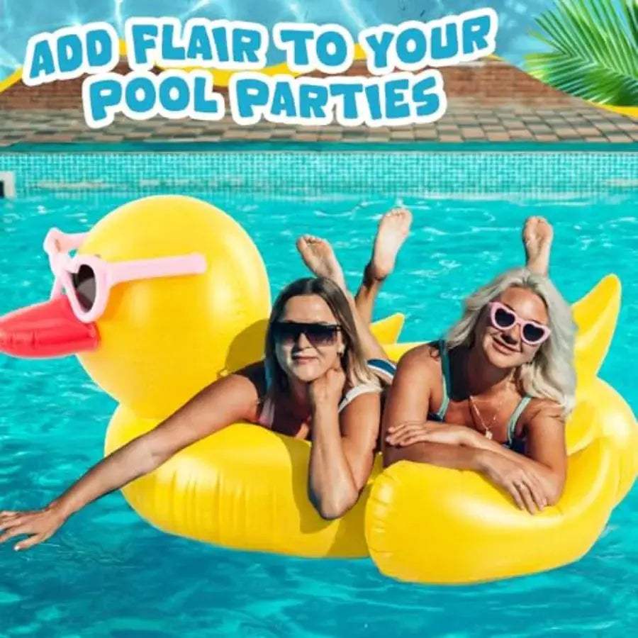 Giant Inflatable Duck Pool Float Ride On Wings -  ToylandEU™