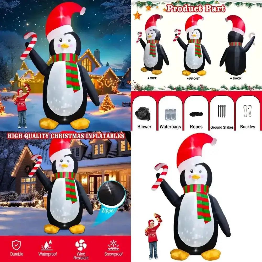  Giant Inflatable Penguin Christmas LED Lights -  ToylandEU™
