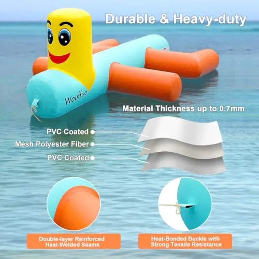 Inflatable Giant Pool Floats for Adults Big Floats for Lake Bird Pool Floaties Fun Floating Rafts Ride-on Lounge Floaty for Swi - ToylandEU