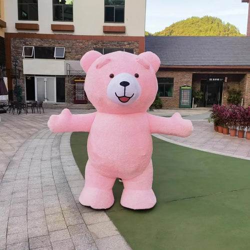 Giant Inflatable Teddy Bear Costume for Adults with Accessories - ToylandEU
