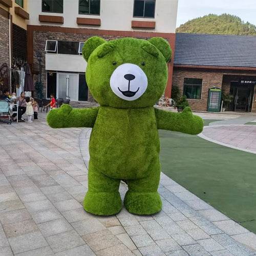 Giant Inflatable Teddy Bear Costume for Adults with Accessories - ToylandEU