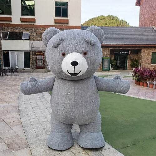 Giant Inflatable Teddy Bear Costume for Adults with Accessories - ToylandEU