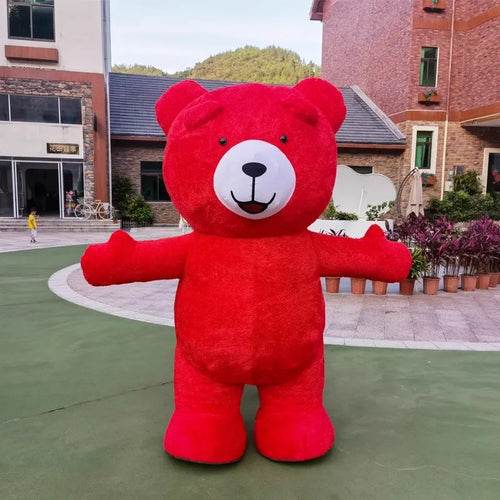 Giant Inflatable Teddy Bear Costume for Adults with Accessories - ToylandEU