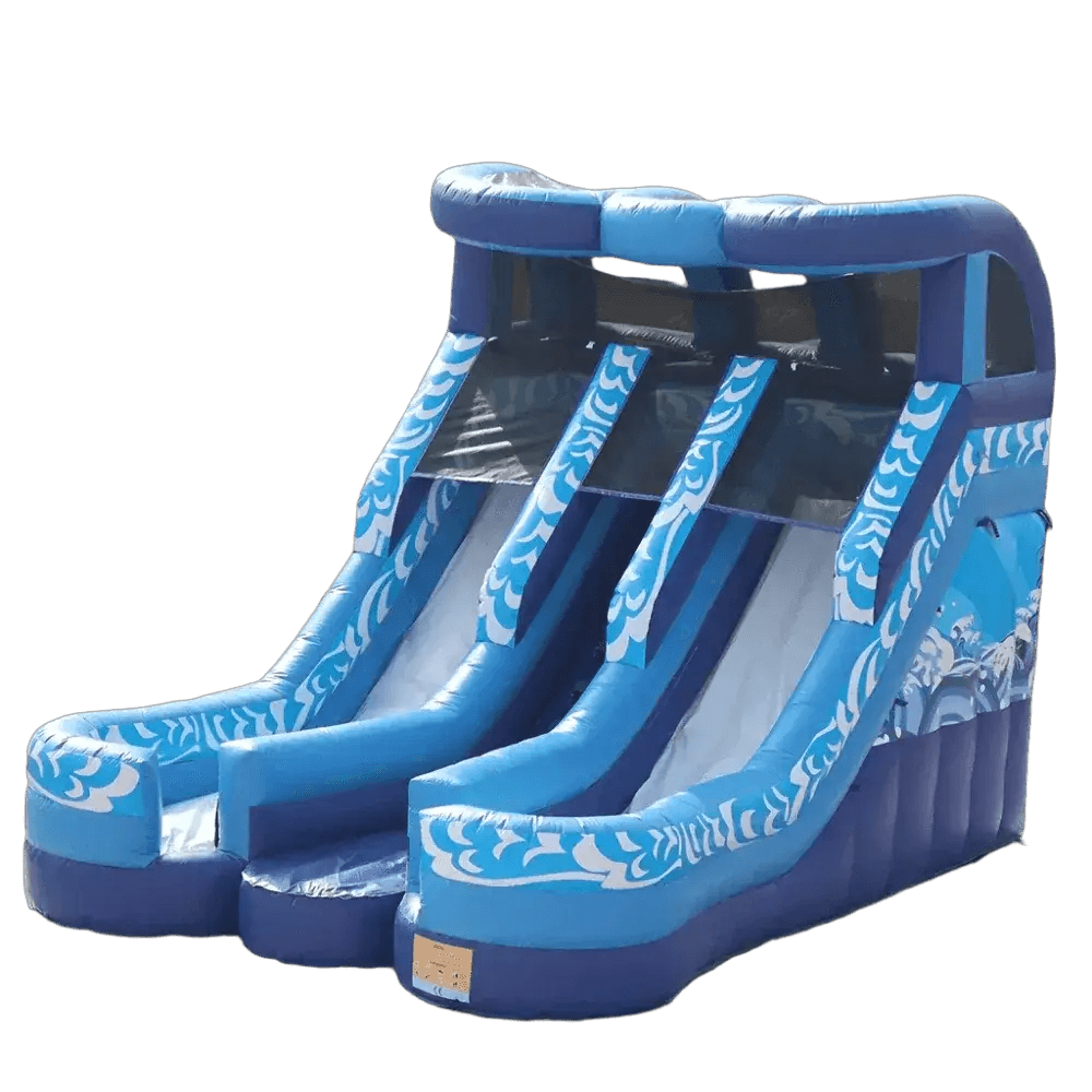  Giant Inflatable Water Slide Dual Lanes Amusement for Kids N Adults -  ToylandEU™