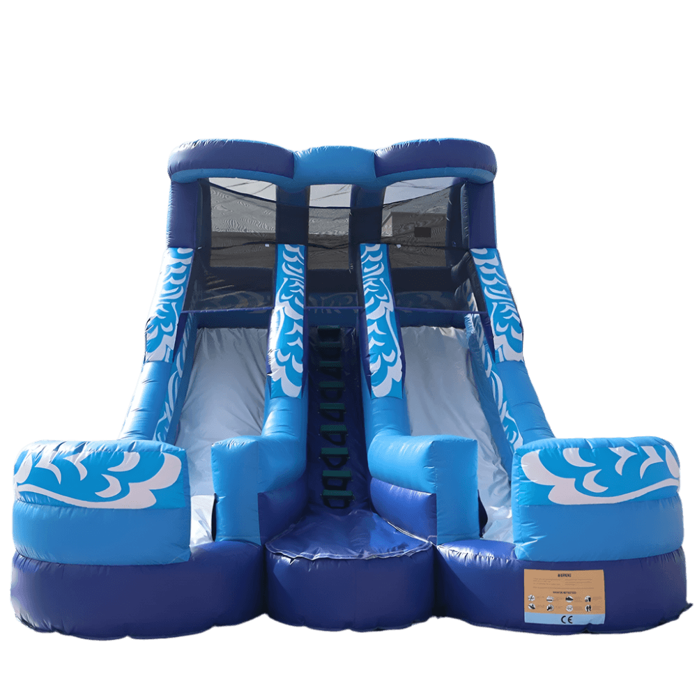 Giant Inflatable Water Slide Dual Lanes Amusement for Kids N Adults - ToylandEU