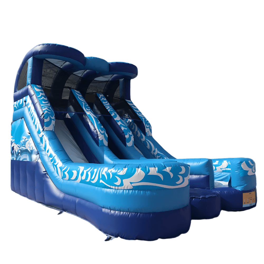 Giant Inflatable Water Slide Dual Lanes Amusement for Kids N Adults - ToylandEU