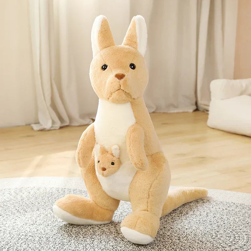 Giant Kangaroo Plush Toy Lifelike Decorative Pillow Gift - ToylandEU