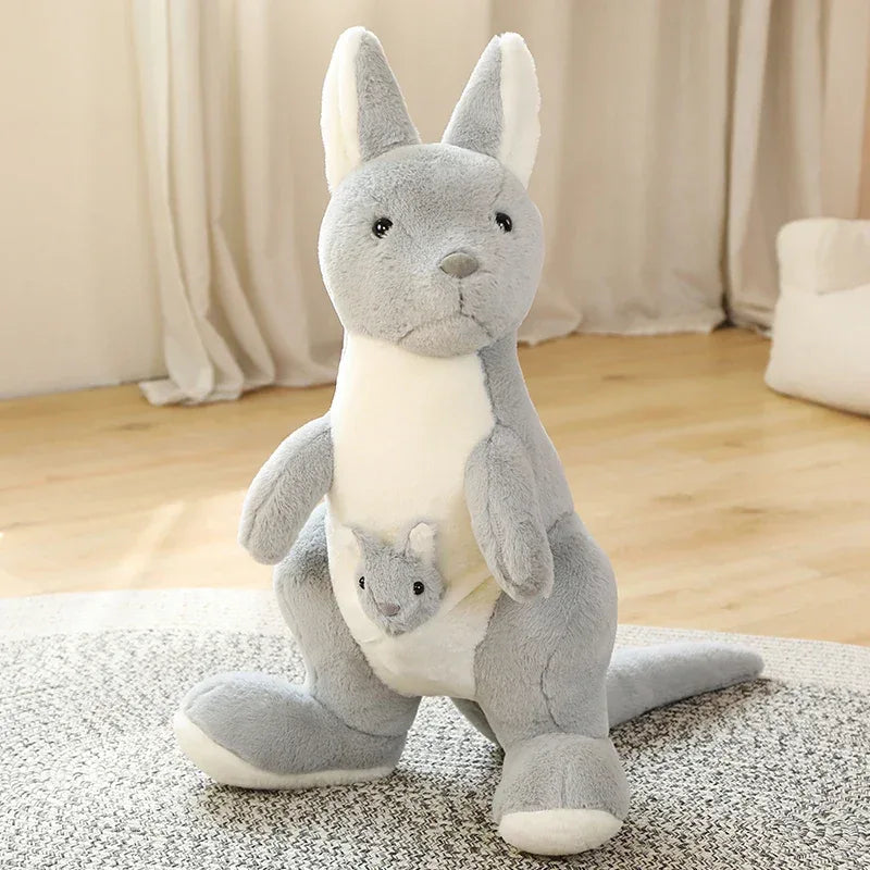 Giant Kangaroo Plush Toy Lifelike Decorative Pillow Gift - ToylandEU