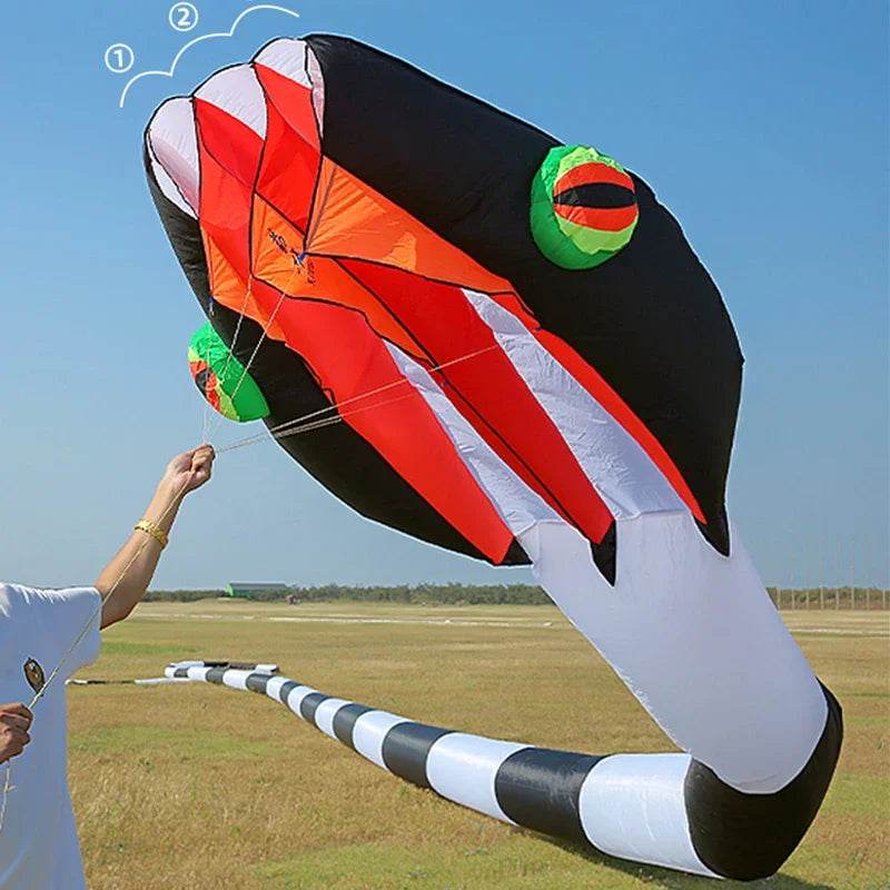 Giant Kite Soft 3D Snake Inflatable Outdoor Flyers - ToylandEU