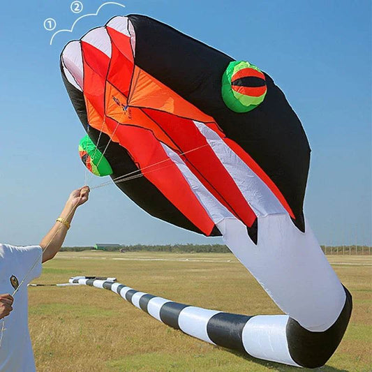 Giant Kite Soft 3D Snake Inflatable Outdoor Flyers - ToylandEU