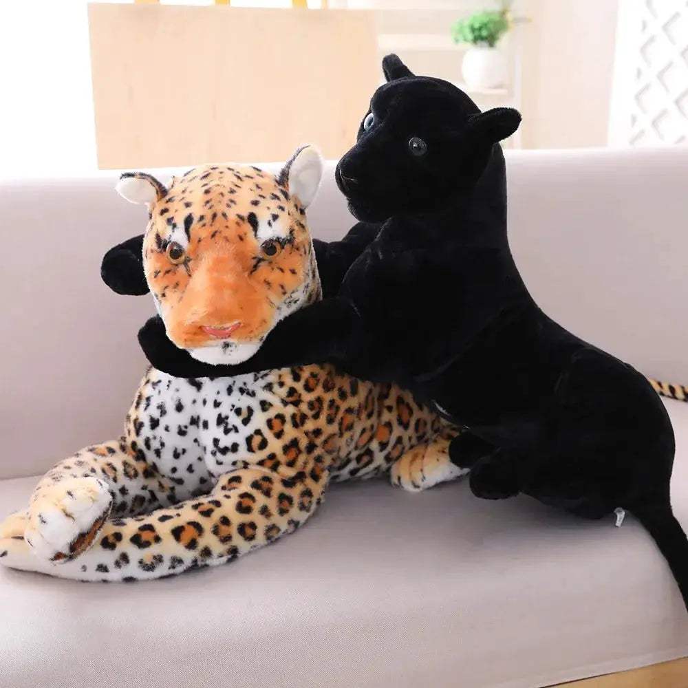 Giant Lifelike Panther Plush Toy For Kids With Realistic Fur - ToylandEU