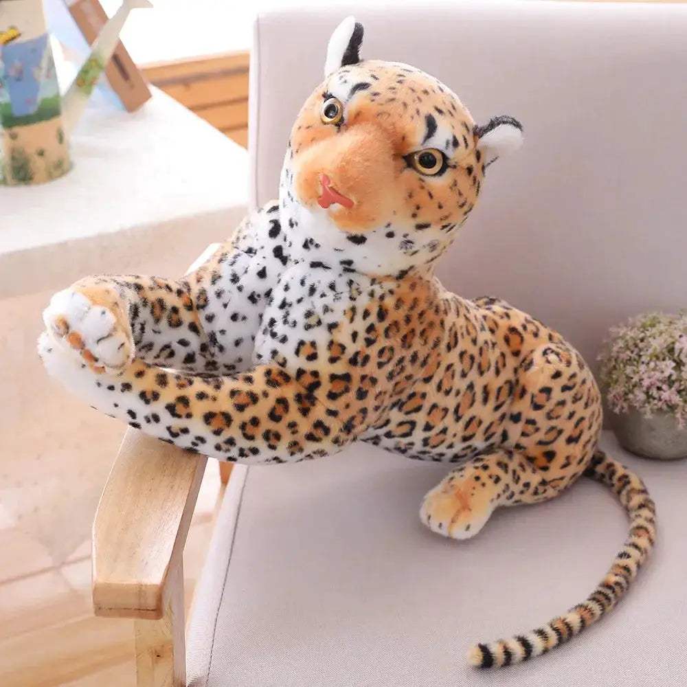 Giant Lifelike Panther Plush Toy For Kids With Realistic Fur - ToylandEU