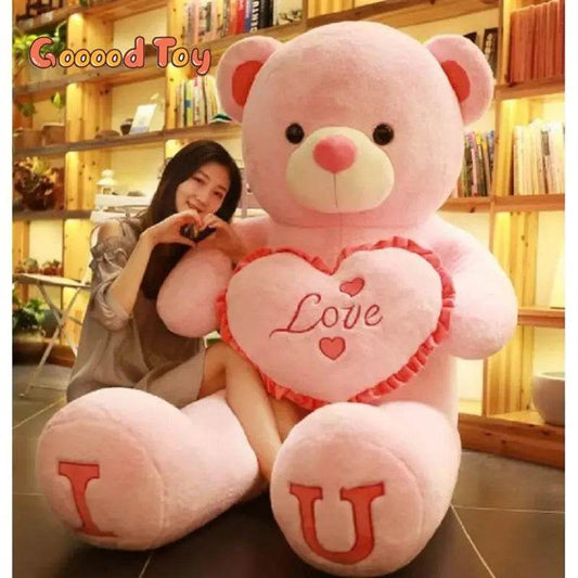 Giant Love Teddy Bear Plush Toy - Adorable Stuffed Animal Cuddle Buddy - ToylandEU