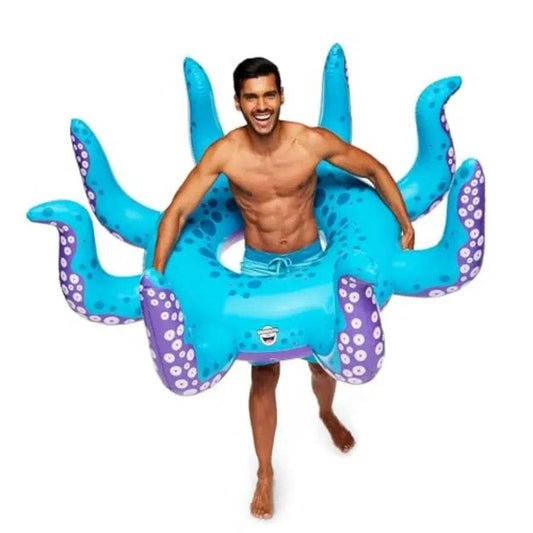  Giant Octopus Pool Float Inflatable Five Foot Wide -  ToylandEU™