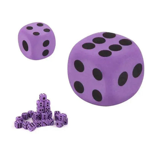  Giant Outdoor Foam Dice - Fun 3.8CM Cubes for Kids' Parties and Games -  ToylandEU™