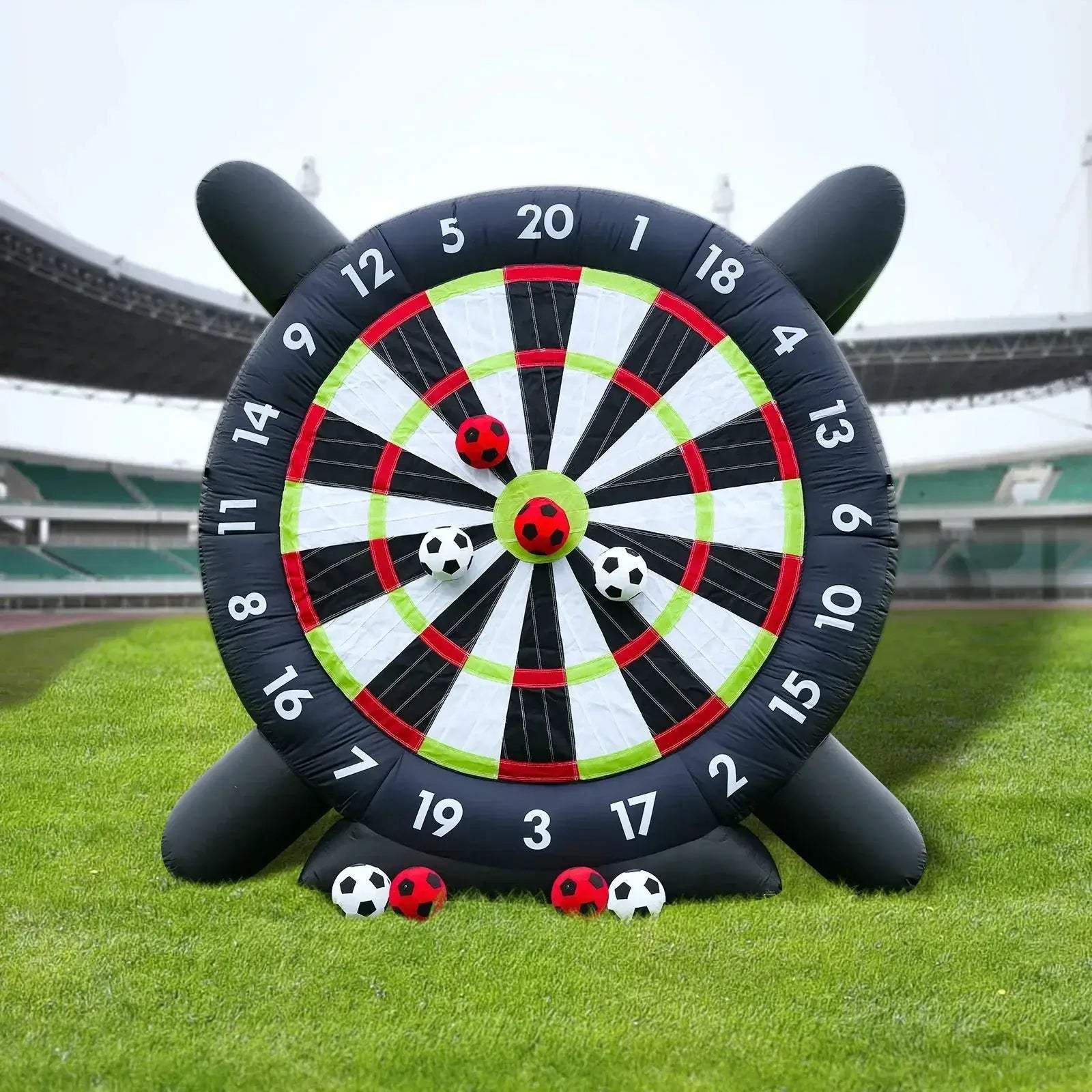 Giant Outdoor Inflatable Darts Board With Soccer Balls - ToylandEU