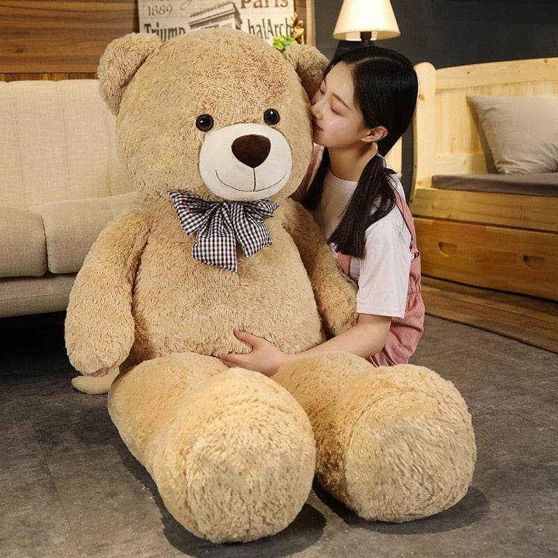 Giant Plush American Bear - Soft & Huggable Stuffed Teddy for All Ages - ToylandEU