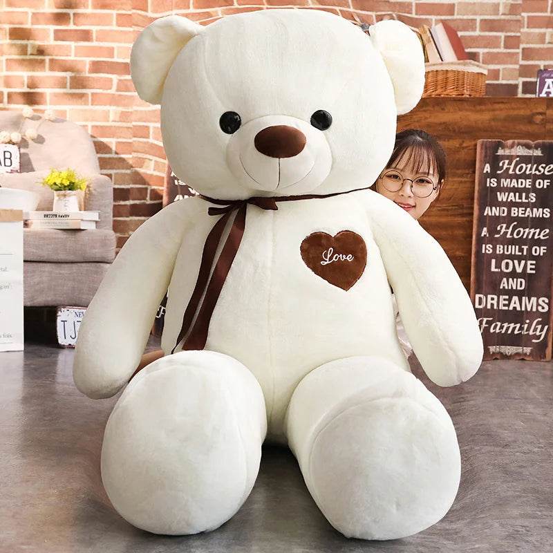Giant Plush Bear Toy Soft Kawaii Design Perfect Gift for Birthdays and Valentine's Day - ToylandEU