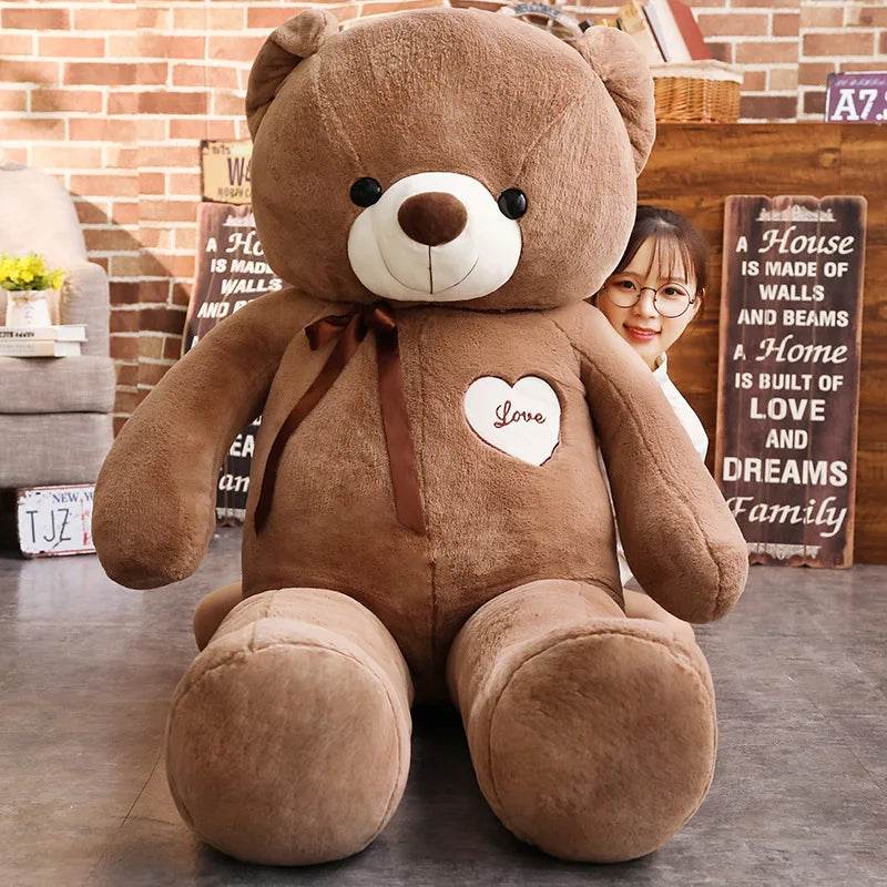 Giant Plush Bear Toy Soft Kawaii Design Perfect Gift for Birthdays and Valentine's Day - ToylandEU