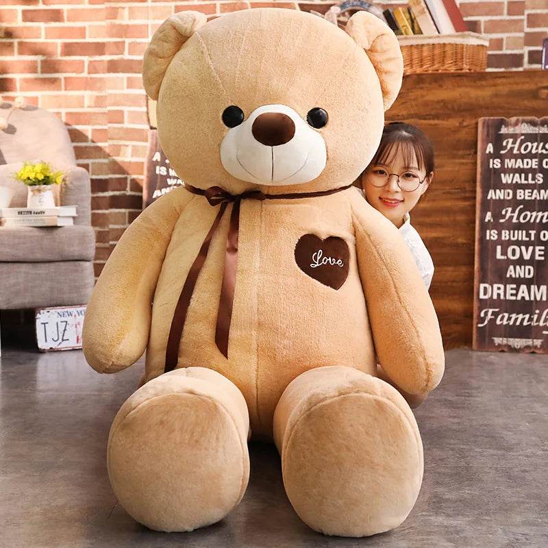 Giant Plush Bear Toy Soft Kawaii Design Perfect Gift for Birthdays and Valentine's Day - ToylandEU