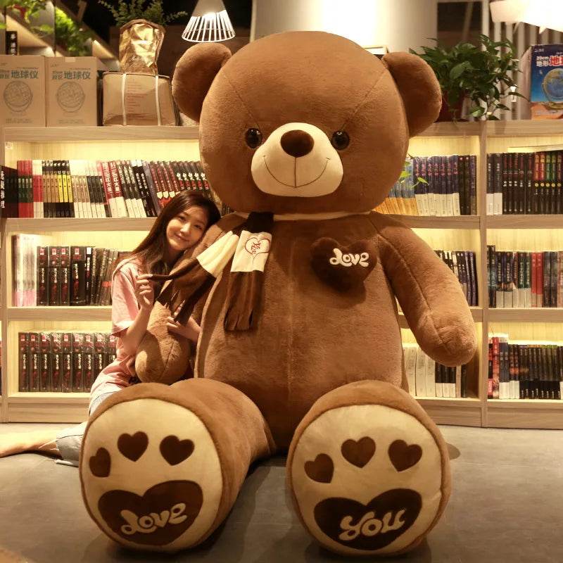 Giant Plush Bear Toy Soft Kawaii Design Perfect Gift for Birthdays and Valentine's Day - ToylandEU